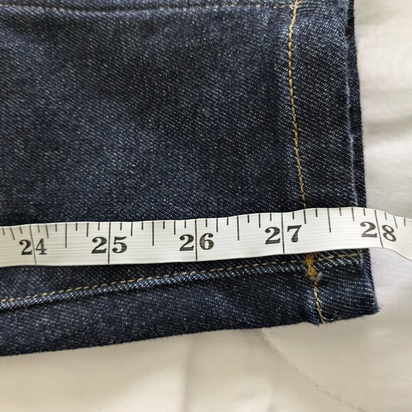 Everlane The Way-High Skinny Jeans Size 25 Regular Dark Wash Denim Stretch - Picture 15 of 16